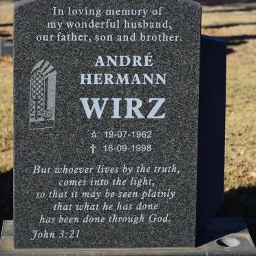 WIRZ André Hermann 1962-1998