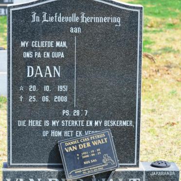 WALT Daniel Cias Petrus, van der 1951-2008