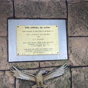 Gauteng, Pretoria, IRENE, Irene Farm, Military Aircraft accident, memorial plaque