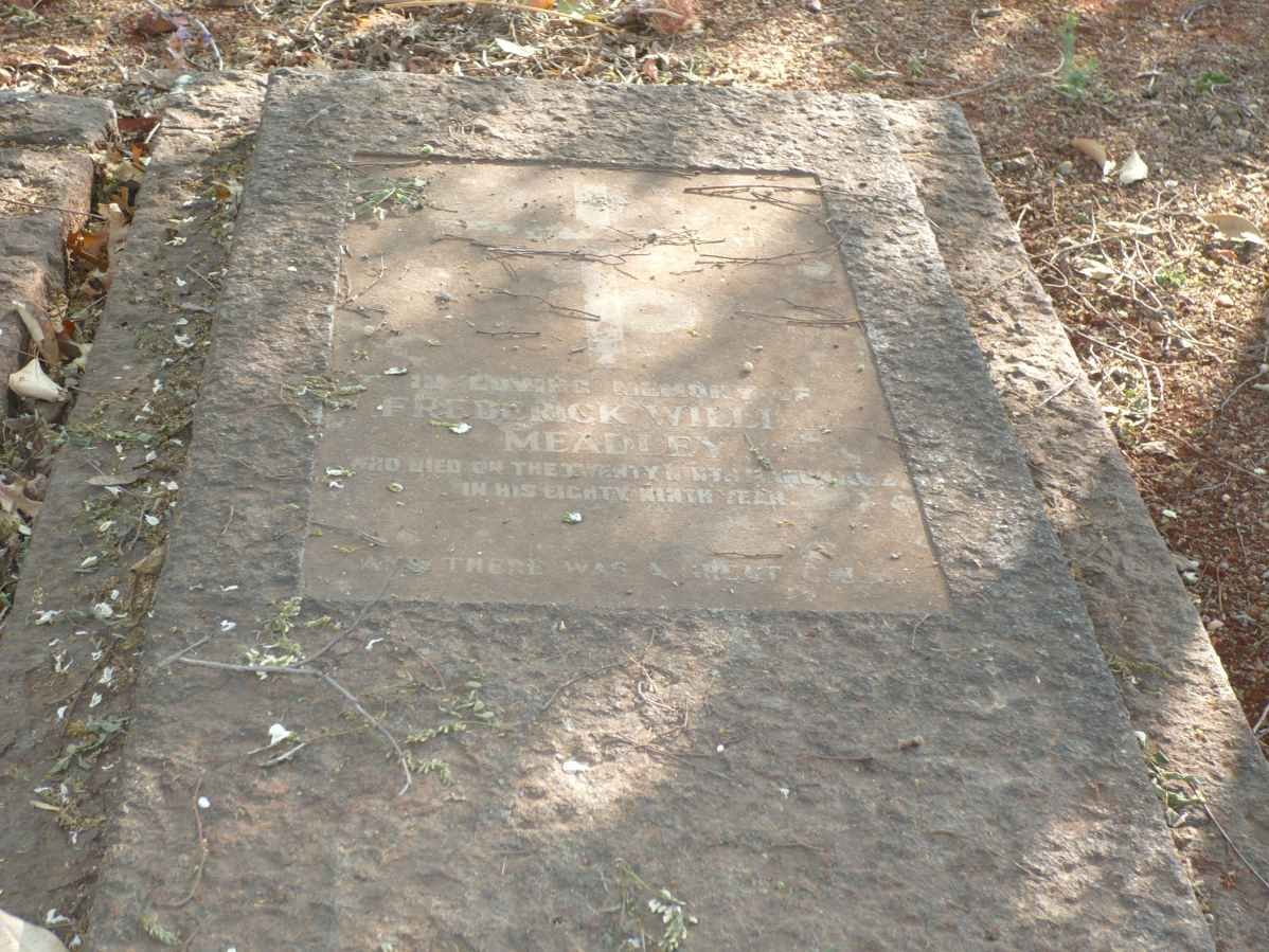 MEADLEY Frederick William 