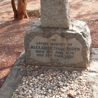 BROWN Alexander 1874-1950