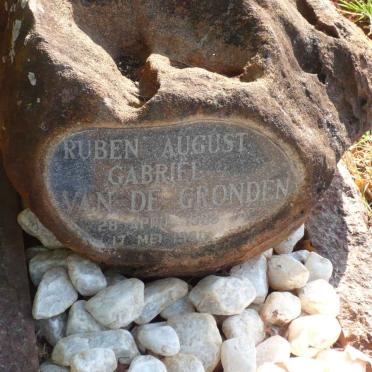 GRONDEN Ruben August Gabriel, van de 189?-196?