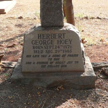 HOEY Herbert George 1876-1945