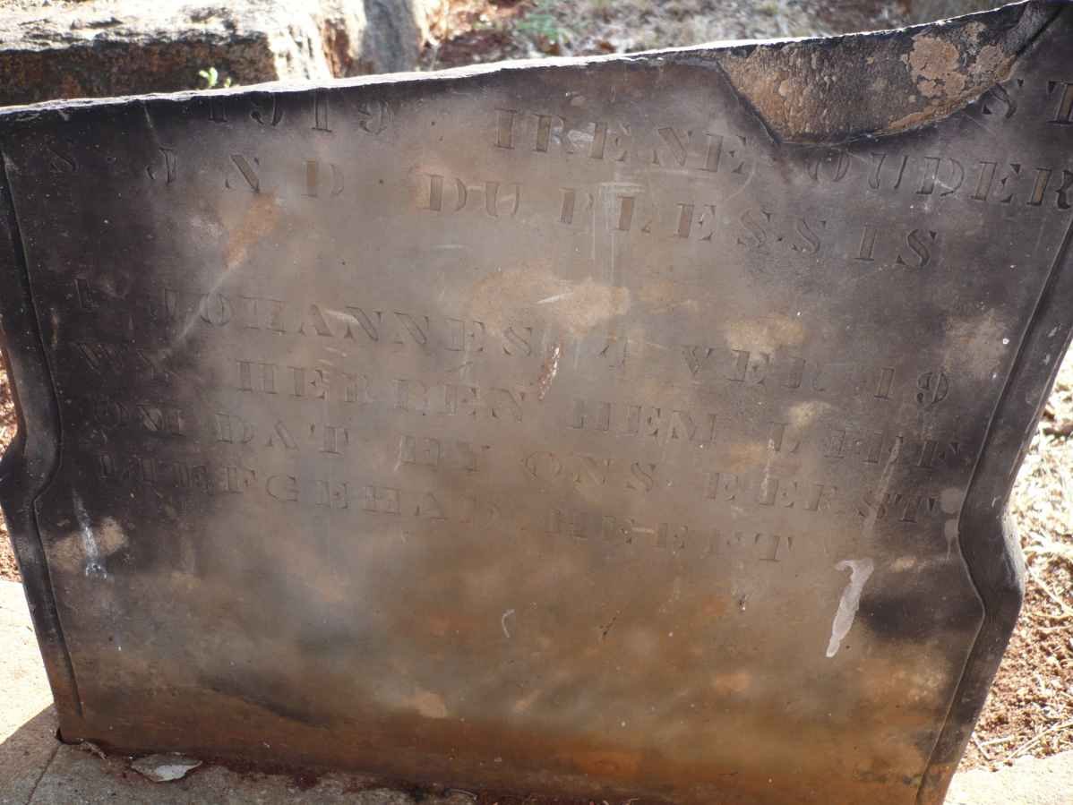 PLESSIS ? Irene ?, du 19??