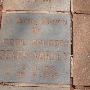 VARLEY Cecil Gregory, Boyes 1914-1988