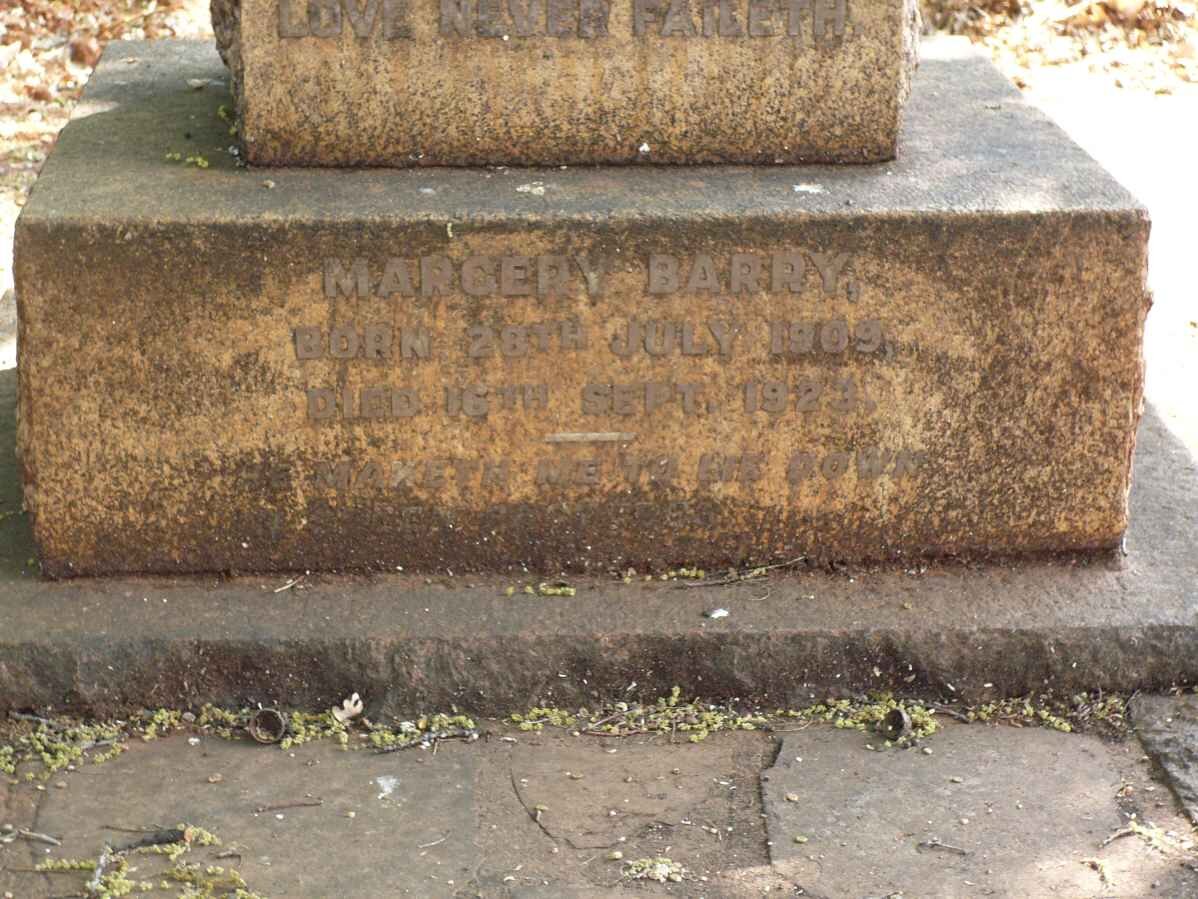 BARRY Margery 1909-1923 _2