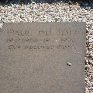 TOIT Paul, du 1955-1976