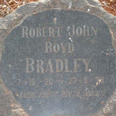 BRADLEY Robert John Boyd 1920-1978