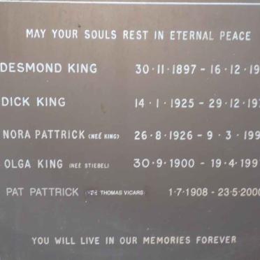 KING :: STIEBEL :: PATTRICK