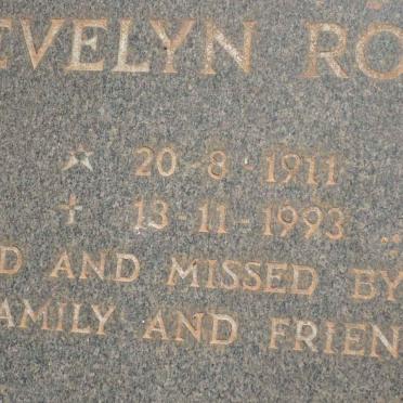 HEERDEN Evelyn Rose, van 1911-1993