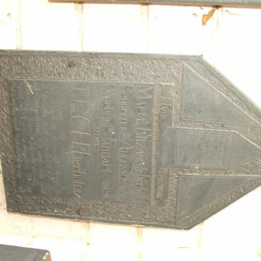 HERHOLDT Maria Elizabeth 189?-1902