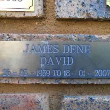 DAVID James Dene 1939-2007