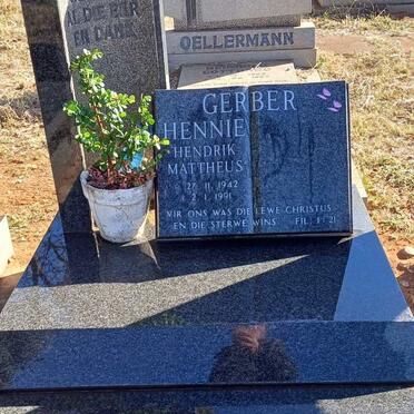 GERBER Hendrik Mattheus 1942-1991