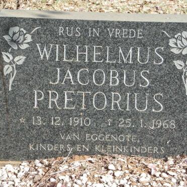 PRETORIUS Wilhelmus Jacobus 1910-1968