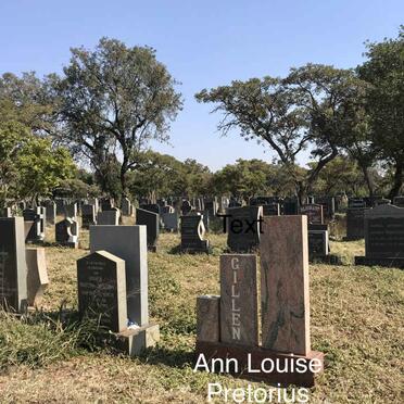PRETORIUS Ann Louise nee FLEISCHMAN 1910-1992