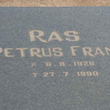 RAS Petrus Frans 1926-1990