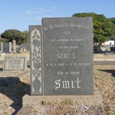SMIT Gert L. 1903-1963