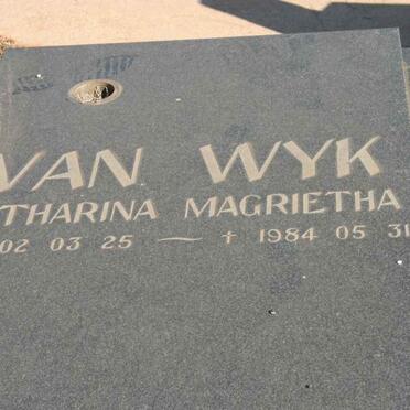 WYK Catharina Magrietha, van 1902-1984