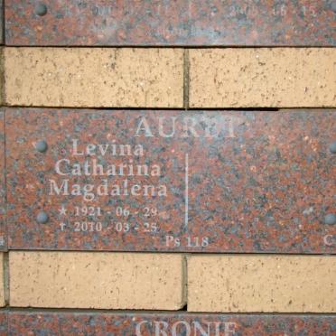 AURET Levina Catharina Magdalena 1921-2010
