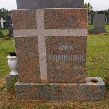 COMBRINK Anna 1927-1996