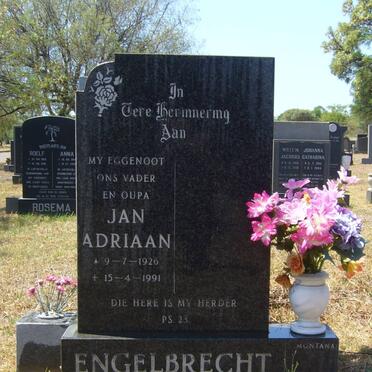 ENGELBRECHT Jan Adriaan 1926-1991