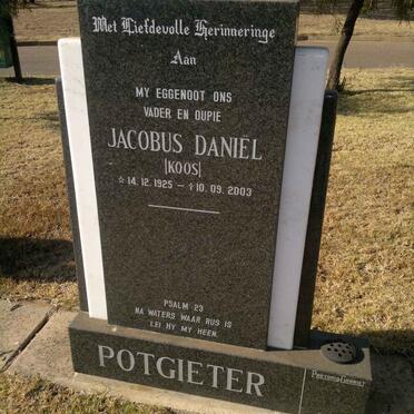 POTGIETER Jacobus Daniël 1925-2003