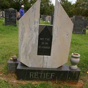 RETIEF Dennis Ronald 1945-1987