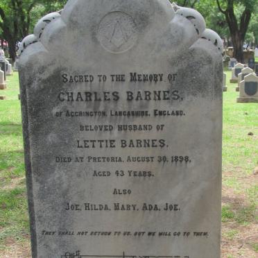 BARNES Charles -1898 &amp; Lettie -1936