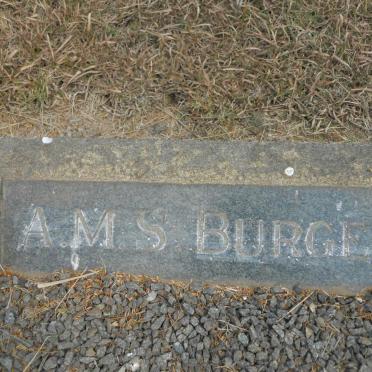 BURGER A.M.S. nee PALM 1858-1896