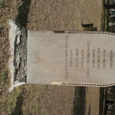 BOTHA Johanna Susanna nee MEYER 1860-1892 :: BOTHA Debora Susanna :: BOTHA Gert Meyer