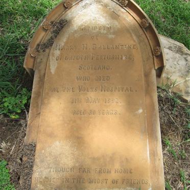 BALLANTINE Harry H. -1892