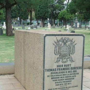 BURGERS Thomas Francois -1881 &amp; Mary BRYSON -1929