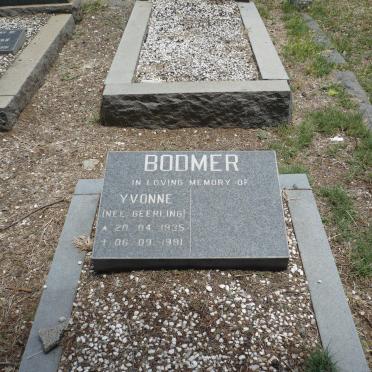 BODMER Yvonne nee GEERLING 1935-1991