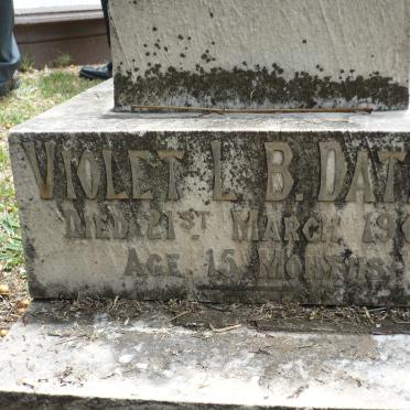 DATES Violet L.B. -1903