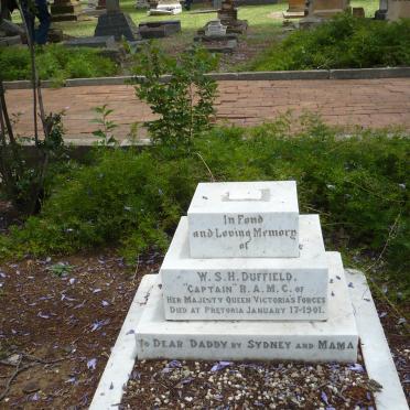 DUFFIELD W.S.H. -1901