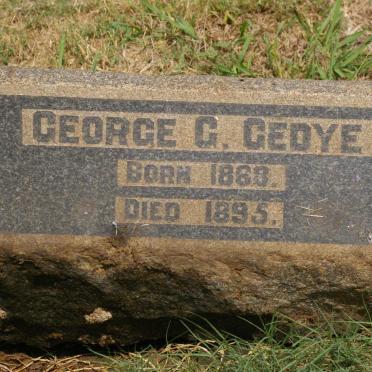 GEDYE George G. 1868-1895