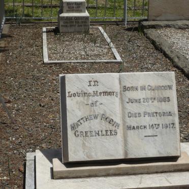 GREENLEES Matthew Robin 1865-1917