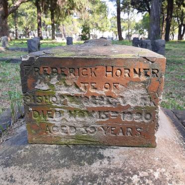 HORNER Frederick -1890