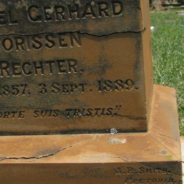 JORISSEN Samuel Gerhard 1857-1889