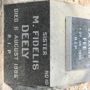 FEE Xavier -1950 :: DEELY Fidelis -1986