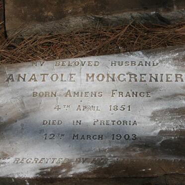 MONGRENIER Anatole 1851-1903