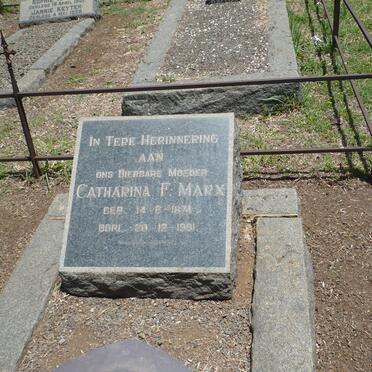 MARX Catharina F. 1874-1901