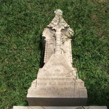 PRETOREUS E. J. S previously HARTOGH nee GERMISHUYS 1827-????