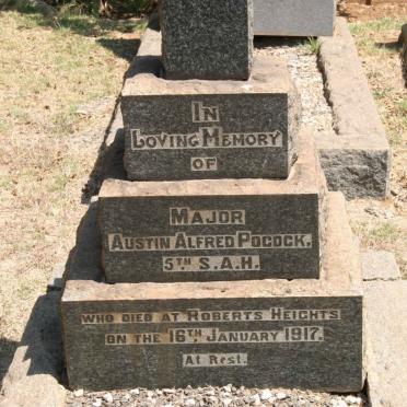 POCOCK Austin Alfred -1917