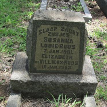 ROOS Susanna Louie -1901 :: ROOS Elizabeth De Villiers -1902