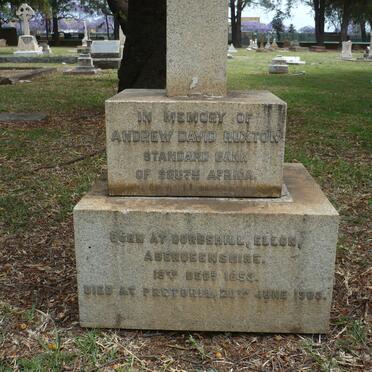 RUXTON Andrew David 1853-1903