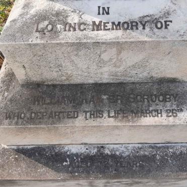 SCROOBY William Walter -1897