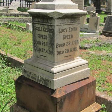 SPEED Ansell 1887-1888 :: SPEED Lucy Edith 1893-1895 