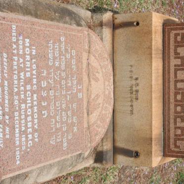 SCHLOSBERG Morris 1855-1904