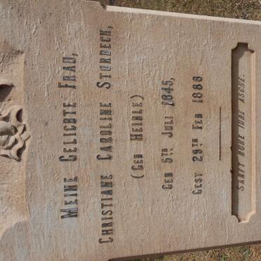 STORBECK Christiane Caroline nee HEIBLE 1845-1888